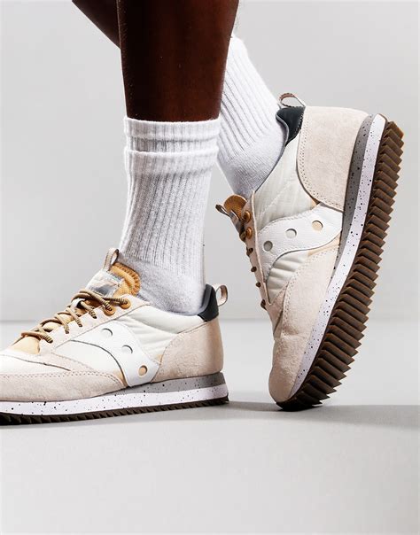 Saucony Jazz 81 Trainers Light Beige - Terraces Menswear