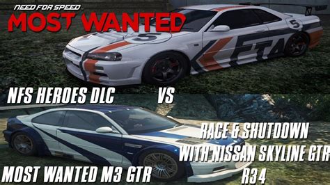 Nfs Most Wanted Heroes Dlc Most Wanted M Gtr Race Shutdown