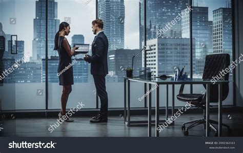 Portrait Successful Corporate Ceo Finance Manager Stock Photo