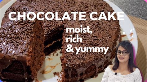 Chocolate Cake No Butter Moist Chocolate Cake Baking Made Easy Youtube