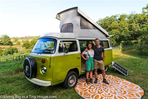 Van Life In A Renovated VW Kombi Westfalia Living Big In A Tiny House