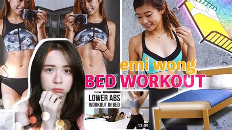 I Tried Emi Wongs Lower Abs Workout In Bed For A Week Jqleejq