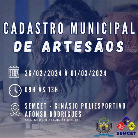 Cadastro Municipal de Artesãos Prefeitura Municipal de Guajará Mirim