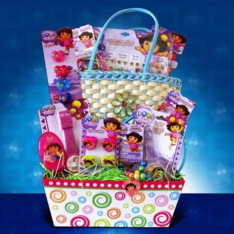 Dora the Explorer Gift Baskets for Girls Great Birthday, Get Well Gift ...