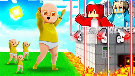 Baby In Yellow Vs Sicherstes Gef Ngnis In Minecraft Youtube