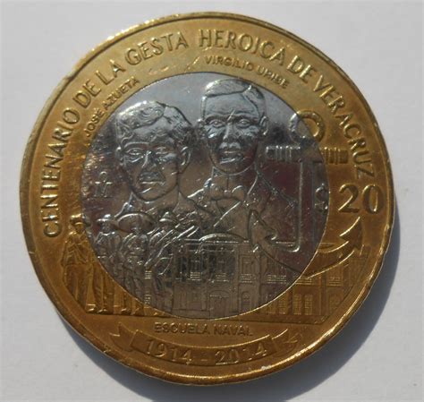 Moneda Pesos Centenario Gesta Heroica De Veracruz Mercado Libre