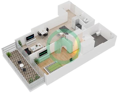 Floor Plans For Type A Floor Bedroom Apartments In Jumeirah