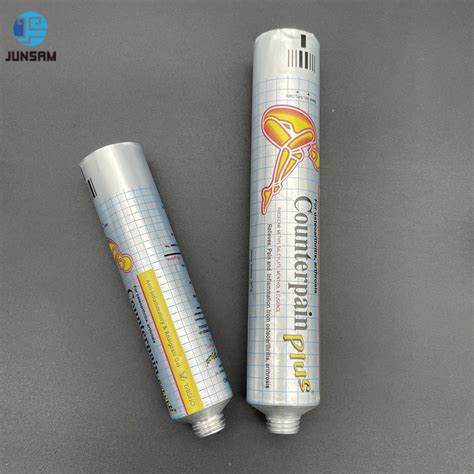 Pure Aluminium Collapsible Tubes Packaging For Medicines And