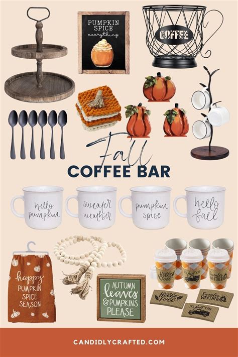 Fall Coffee Bar Decor - Candidly Crafted