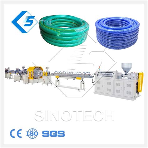 PE PP PVC Fiber Reinforced Flexible Spiral Garden Pipe Machine PVC