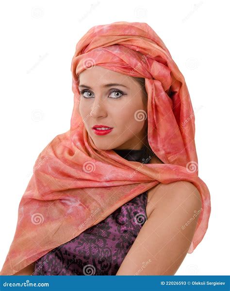 Portrait Of Woman In A Turban Stock Photos Image 22026593