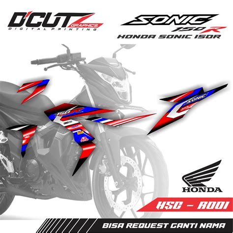 Jual Striping Honda Sonic 150 R 2015 HSC R001 Shopee Indonesia