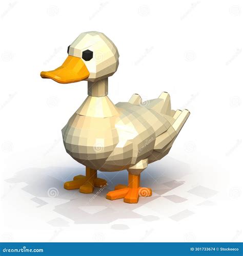 Pixel Art Duck Vector Illustration 180178742