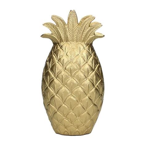 Vaas ananas - goud - 25 cm | Vaas, Ananas, Goud