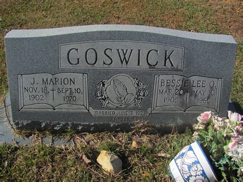 James Marion Goswick 1902 1970 Find A Grave Memorial