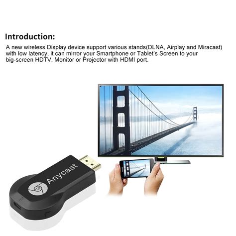 M4 Plus Wireless Wifi Dongle 1080p Display For Mirroring Multiple Tv Stick Adapter Mini For