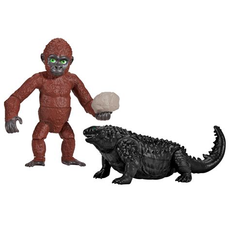 Playmates Toys Godzilla X Kong Suko Figure With Titanus Doug Set