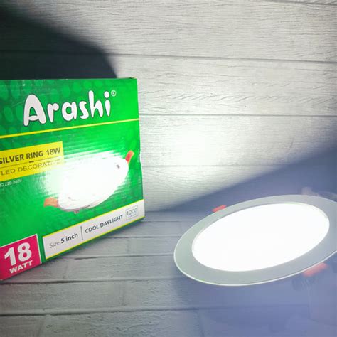 Jual Arashi Lampu Downlight Led Panel Ib W Cahaya Putih Sni In Bow