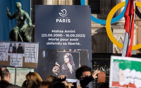 Paris Attribue La Citoyenneté Dhonneur à Liranienne Mahsa Amini