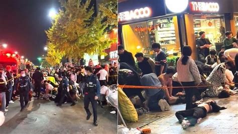 Itaewon Pessoas S O Esmagadas Em Halloween Na Coreia Do Sul