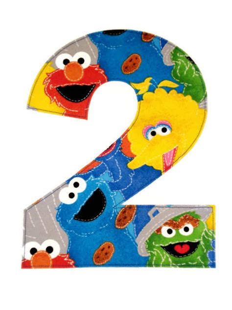 Sesame Street Number Clipart Clip Art Library