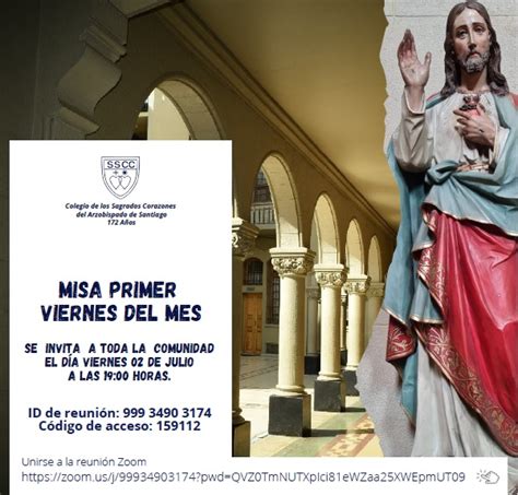 Misa De 1er Viernes Del Mes Colegio De Los Sagrados Corazones Del