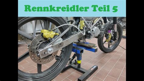 Schnellste 50 ccm Rennkreidler 2023 Bremsen Van Veen Florett RS für