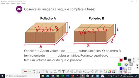 Volume De Um Bloco Retangular Youtube