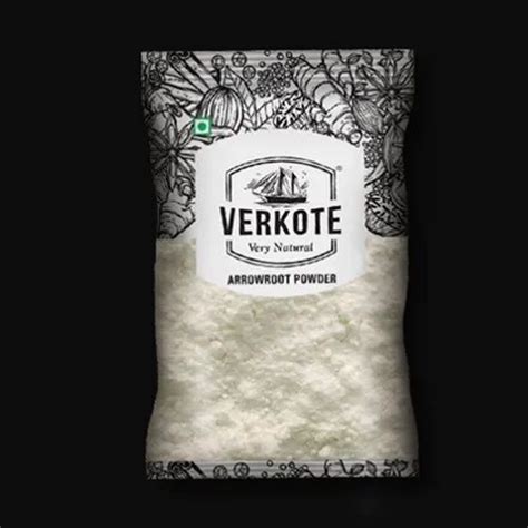 White Verkote Gms Arrowroot Powder Packaging Type Packet Packaging