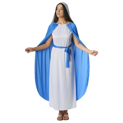 Morph Womens Virgin Mary Costume Adult Blue Nativity Christmas Fancy