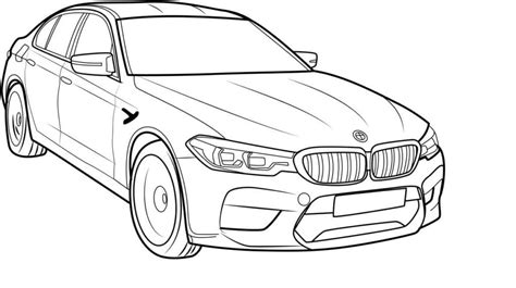 BMW Coloring Pages | Free Printable Sheets for Kids