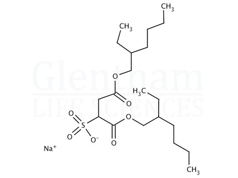 Dioctyl Sulfosuccinate Sodium Salt Cas 577 11 7 Glentham Life Sciences