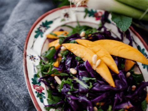 Red Cabbage And Mango Salad Anna S Eats