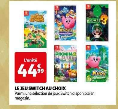 Promo Le Jeu Switch Au Choix Chez Auchan ICatalogue Fr