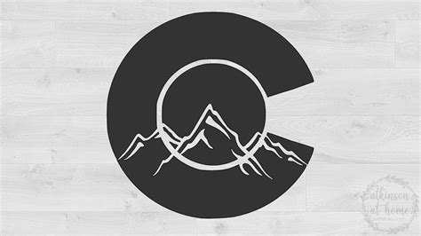 Colorado Mountain Range Decal - Etsy