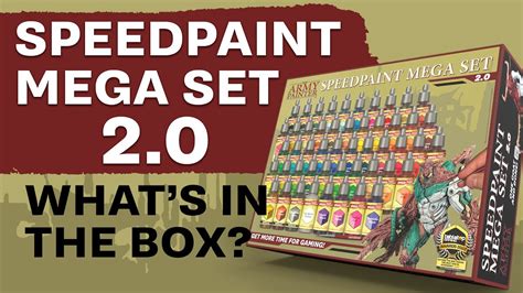 Speedpaint Mega Set 2 0 What S In The Box YouTube