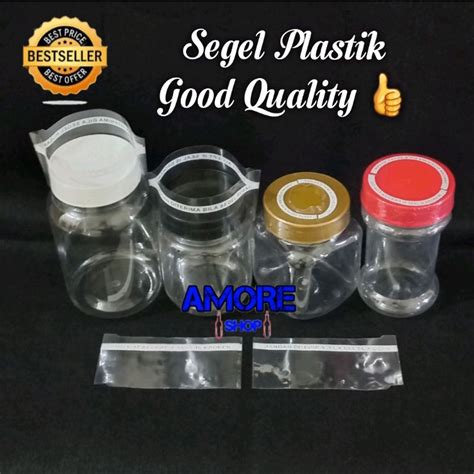 Jual Segel Toples Sambal Segel Plastik Jar Diameter Cm Shrink Mika Pvc