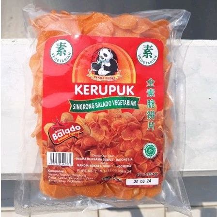 Jual Krupuk Kerupuk Singkong Balado Panda Dunia Vegan Vegetarian