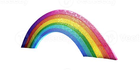 Colorful Foam Rainbow Arch Isolated On Transparent Background 55066381 Png