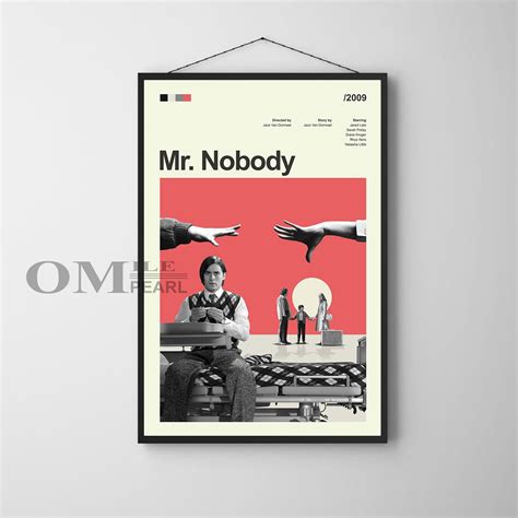 Mid Century Modern Mr Nobody Movie Poster, Retro Movie Print, Modern ...