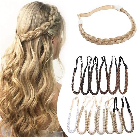 Hairro Braid Hairband Braided Hair Band Braided Hairband