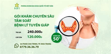 ƯU ĐÃI 50 GÓI KHÁM CHUYÊN SÂU TẦM SOÁT BỆNH LÝ TUYẾN GIÁP KIH