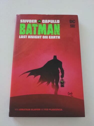 Batman Last Knight On Earth Scott Snyder Capullo Hardcover