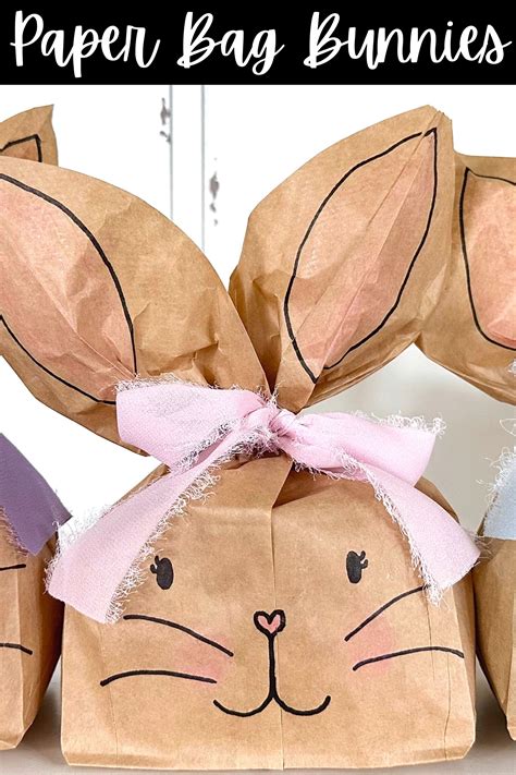 Quick And Easy Paper Bag Bunnies