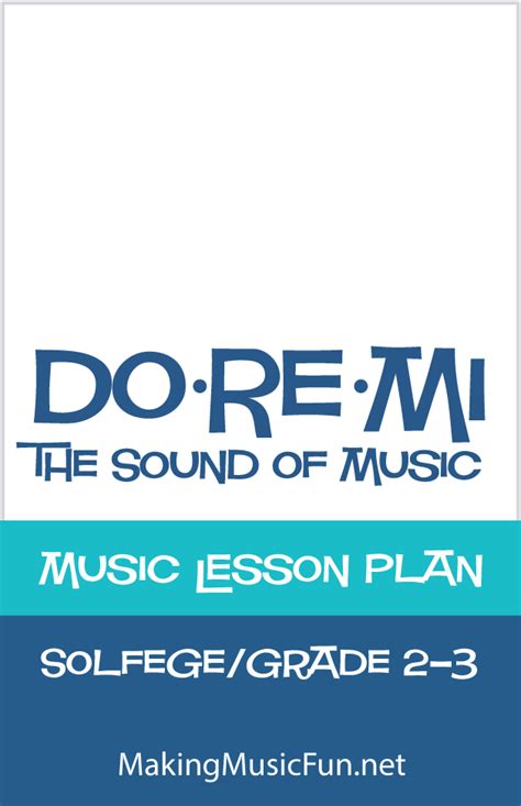 Do Re Mi Music Lesson Plan Solfegerichard Rogers