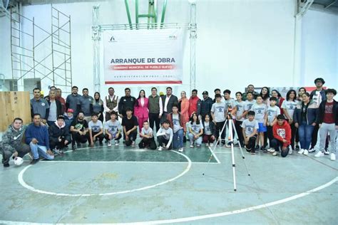 Inician trabajos de remodelación de cancha de basquetbol Notigram