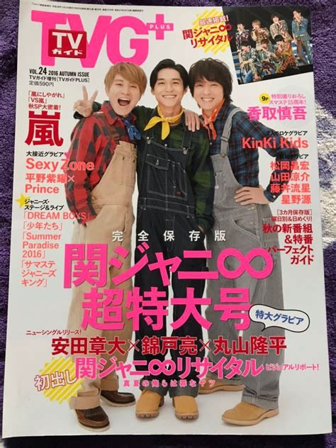 【目立った傷や汚れなし】tvガイドplus Vol24 関ジャニ∞丸山隆平安田章大錦戸亮 平野紫耀神宮寺勇太岸優太岩橋玄樹 Sexyzone