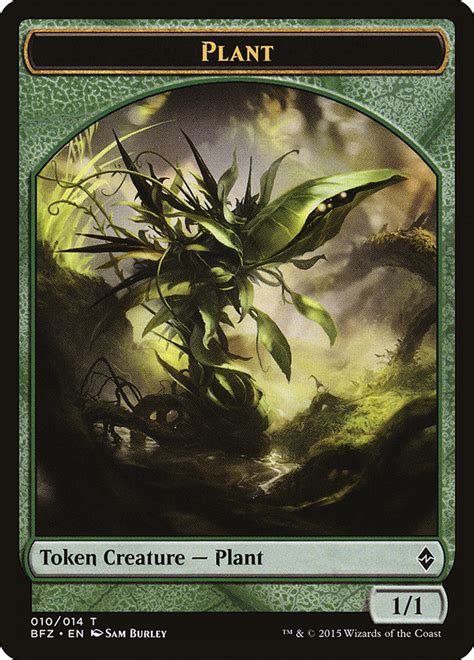 Plant · Battle For Zendikar Tokens Tbfz 10 · Scryfall Magic The