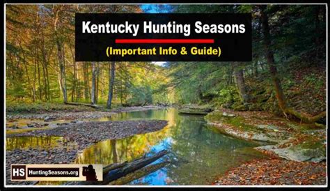 Kentucky Hunting Seasons 2023-2024 [Updated] - HuntingSeasons.Org