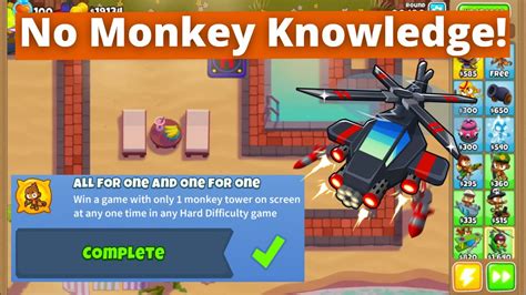 All For One And One For One Hidden Achievement Guide BTD6 YouTube